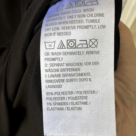 Susan Graver QVC Liquid Knit 3/4 Black Tunic Blouse w/ Back Pleat , Size S - Picture 3 of 3